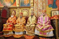 20-Преосвященный епископ Амфилохий принял участие в празднованиях в честь небесных покровительниц Семиречья и преподобного Сергия Радонежского в Алма-Ате