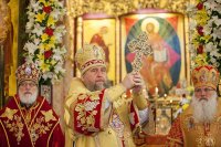 31-Преосвященный епископ Амфилохий принял участие в празднованиях в честь небесных покровительниц Семиречья и преподобного Сергия Радонежского в Алма-Ате