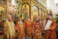 38-Преосвященный епископ Амфилохий принял участие в празднованиях в честь небесных покровительниц Семиречья и преподобного Сергия Радонежского в Алма-Ате