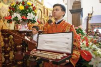 39-Преосвященный епископ Амфилохий принял участие в празднованиях в честь небесных покровительниц Семиречья и преподобного Сергия Радонежского в Алма-Ате