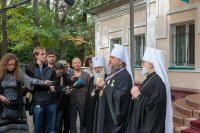 47-Преосвященный епископ Амфилохий принял участие в празднованиях в честь небесных покровительниц Семиречья и преподобного Сергия Радонежского в Алма-Ате
