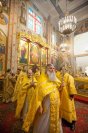 10-Епископ Амфилохий сослужил Главе Православной Церкви Казахстана за воскресной Литургией в Вознесенском соборе Алма-Аты. Завершение XVI Филаретовских образовательных чтений