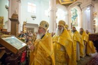 21-Епископ Амфилохий сослужил Главе Православной Церкви Казахстана за воскресной Литургией в Вознесенском соборе Алма-Аты. Завершение XVI Филаретовских образовательных чтений