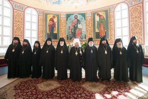 Управляющий Усть-Каменогорской и Семипалатинской епархией сослужил Главе Православной Церкви Казахстана за Божественной литургией в Успенском соборе Астаны