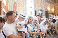 22-Управляющий Усть-Каменогорской и Семипалатинской епархией сослужил Главе Православной Церкви Казахстана за Божественной литургией в Успенском соборе Астаны