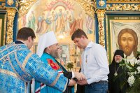 26-Управляющий Усть-Каменогорской и Семипалатинской епархией сослужил Главе Православной Церкви Казахстана за Божественной литургией в Успенском соборе Астаны