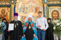 27-Управляющий Усть-Каменогорской и Семипалатинской епархией сослужил Главе Православной Церкви Казахстана за Божественной литургией в Успенском соборе Астаны