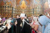29-Управляющий Усть-Каменогорской и Семипалатинской епархией сослужил Главе Православной Церкви Казахстана за Божественной литургией в Успенском соборе Астаны