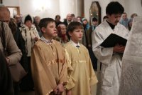 16-Епископ Амфилохий совершил в Андреевском кафедральном соборе Усть-Каменогорска молебное пение на новолетие