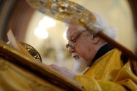 26-В шестую годовщину интронизации Святейшего Патриарха Кирилла епископ Амфилохий принял участие в Божественной литургии в Храме Христа Спасителя в Москве