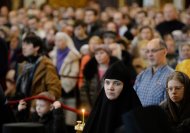 29-В шестую годовщину интронизации Святейшего Патриарха Кирилла епископ Амфилохий принял участие в Божественной литургии в Храме Христа Спасителя в Москве