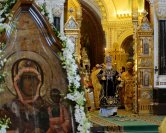 30-В шестую годовщину интронизации Святейшего Патриарха Кирилла епископ Амфилохий принял участие в Божественной литургии в Храме Христа Спасителя в Москве