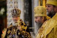 37-В шестую годовщину интронизации Святейшего Патриарха Кирилла епископ Амфилохий принял участие в Божественной литургии в Храме Христа Спасителя в Москве