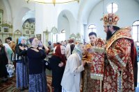 13-В канун недели о расслабленном Епископ Амфилохий совершил всенощное бдение в Андреевском кафедральном соборе Усть-Каменогорска