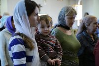 14-В канун недели о расслабленном Епископ Амфилохий совершил всенощное бдение в Андреевском кафедральном соборе Усть-Каменогорска