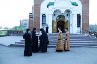 3-В неделю «о расслабленном» Преосвященный епископ Амфилохий совершил Литургию в Андреевском кафедральном соборе Усть-Каменогорска