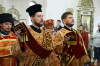 9-В неделю «о расслабленном» Преосвященный епископ Амфилохий совершил Литургию в Андреевском кафедральном соборе Усть-Каменогорска