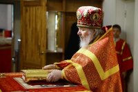 10-В неделю «о расслабленном» Преосвященный епископ Амфилохий совершил Литургию в Андреевском кафедральном соборе Усть-Каменогорска