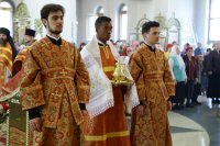 12-В неделю «о расслабленном» Преосвященный епископ Амфилохий совершил Литургию в Андреевском кафедральном соборе Усть-Каменогорска