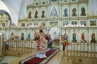 16-В неделю «о расслабленном» Преосвященный епископ Амфилохий совершил Литургию в Андреевском кафедральном соборе Усть-Каменогорска