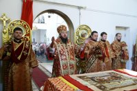 18-В неделю «о расслабленном» Преосвященный епископ Амфилохий совершил Литургию в Андреевском кафедральном соборе Усть-Каменогорска