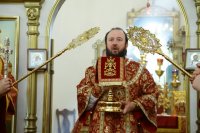 19-В неделю «о расслабленном» Преосвященный епископ Амфилохий совершил Литургию в Андреевском кафедральном соборе Усть-Каменогорска