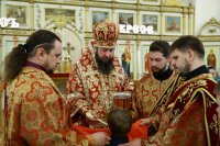 29-В неделю «о расслабленном» Преосвященный епископ Амфилохий совершил Литургию в Андреевском кафедральном соборе Усть-Каменогорска