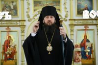 32-В неделю «о расслабленном» Преосвященный епископ Амфилохий совершил Литургию в Андреевском кафедральном соборе Усть-Каменогорска