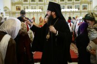 35-В неделю «о расслабленном» Преосвященный епископ Амфилохий совершил Литургию в Андреевском кафедральном соборе Усть-Каменогорска