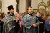 13-В канун праздника Введения во храм Пресвятой Богородицы Епископ Амфилохий совершил всенощное бдение в кафедральном соборном храме Андрея Первозванного