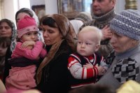 22-В Неделю святых отец и день памяти великомученицы Анастасии Узорешительницы Преосвященный епископ Амфилохий совершил Божественную литургию в Андреевском соборе Усть-Каменогорска