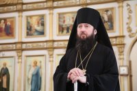 29-В Неделю святых отец и день памяти великомученицы Анастасии Узорешительницы Преосвященный епископ Амфилохий совершил Божественную литургию в Андреевском соборе Усть-Каменогорска