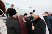 4-Епископ Амфилохий принял участие во встрече всероссийской православной святыни – чудотворной Феодоровской иконы Божией Матери в Алма-Ате