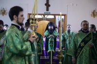 5-Епископ Амфилохий совершил всенощное бдение в канун праздника Входа Господня в Иерусалим
