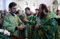 18-Епископ Амфилохий совершил всенощное бдение в канун праздника Входа Господня в Иерусалим