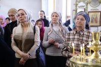 21-Епископ Амфилохий совершил всенощное бдение в канун праздника Входа Господня в Иерусалим