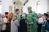 22-Епископ Амфилохий совершил всенощное бдение в канун праздника Входа Господня в Иерусалим
