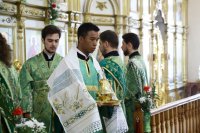 12-В Усть-Каменогорске молитвенно отметили праздник Входа Господня в Иерусалим