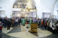 18-В Усть-Каменогорске молитвенно отметили праздник Входа Господня в Иерусалим