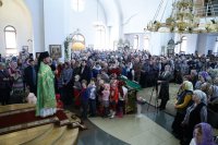 31-В Усть-Каменогорске молитвенно отметили праздник Входа Господня в Иерусалим