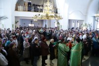 37-В Усть-Каменогорске молитвенно отметили праздник Входа Господня в Иерусалим