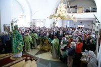 42-В Усть-Каменогорске молитвенно отметили праздник Входа Господня в Иерусалим