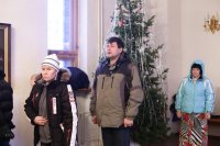 3-Накануне празднования Рождества Христова епископ Амфилохий совершил Всенощное бдение в Андреевском соборе города Усть-Каменогорска