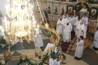 27-В Рождественский сочельник епископ Усть-Каменогорский и Семипалатинский Амфилохий совершил Литургию святителя Василия Великого в главном храме столицы Рудного Алтая