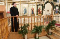 31-В Рождественский сочельник епископ Усть-Каменогорский и Семипалатинский Амфилохий совершил Литургию святителя Василия Великого в главном храме столицы Рудного Алтая