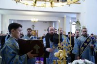 9-В канун праздника Благовещения Управляющий Усть-Каменогорской епархией возглавил всенощное бдение в главном храме Восточно-Казахстанской области – Андреевском соборе