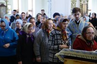 19-В канун праздника Благовещения Управляющий Усть-Каменогорской епархией возглавил всенощное бдение в главном храме Восточно-Казахстанской области – Андреевском соборе