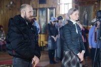 24-В Великий понедельник епископ Амфилохий совершил в Покровском храме Усть-Каменогорска Литургию Преждеосвященных Даров