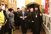 4-В праздник Рождества Христова Аким Восточно-Казахстанской области посетил Андреевский кафедральный собор Усть-Каменогорска