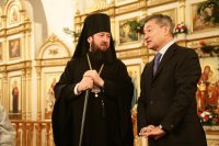 6-В праздник Рождества Христова Аким Восточно-Казахстанской области посетил Андреевский кафедральный собор Усть-Каменогорска